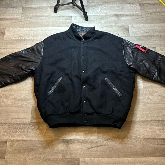 Home Alone- Movie Jacket. Home Alone 2. Vintage Leather Bomber Jacket. XL. - Picture 3 of 11